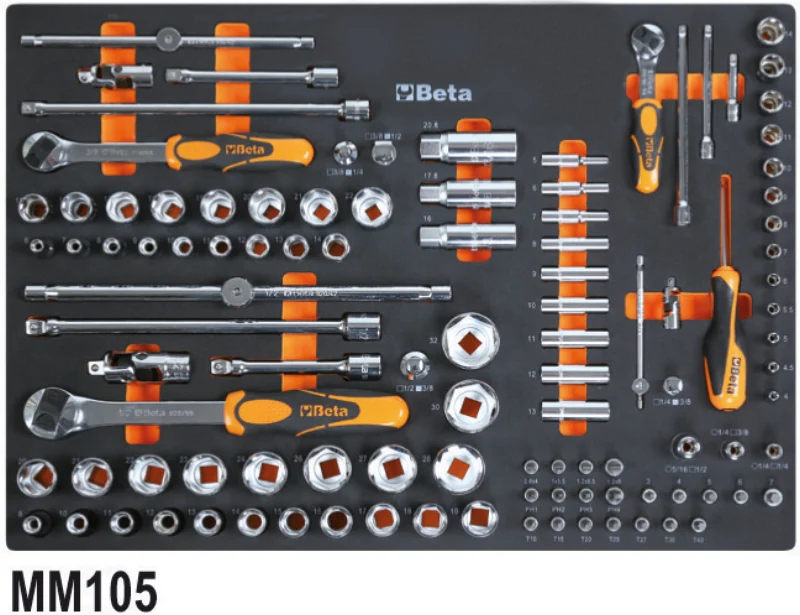 Beta 5945VUM - Assortment of 199 Tools in EVA Foam Trays (059451011) - Image 3