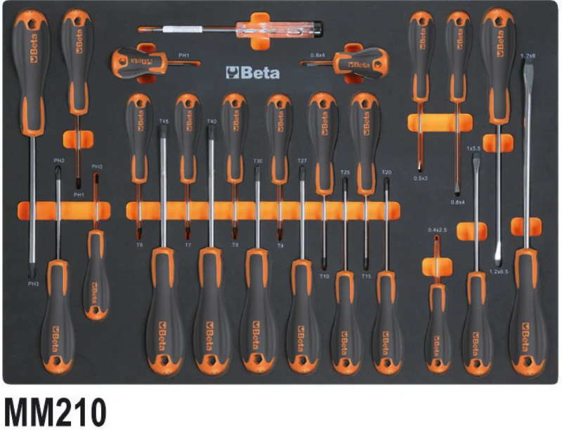 Beta 5945VUM - Assortment of 199 Tools in EVA Foam Trays (059451011) - Image 5