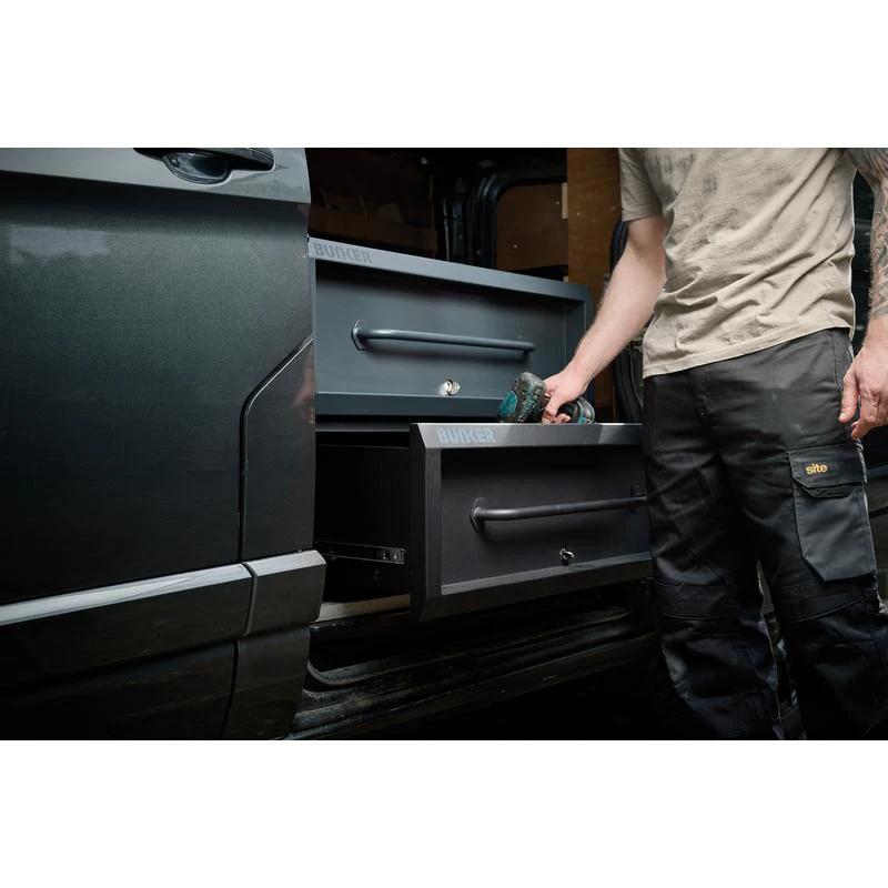 BUNKER® K1 Stacking Security Box – Grey & Black (905mm) - Image 5