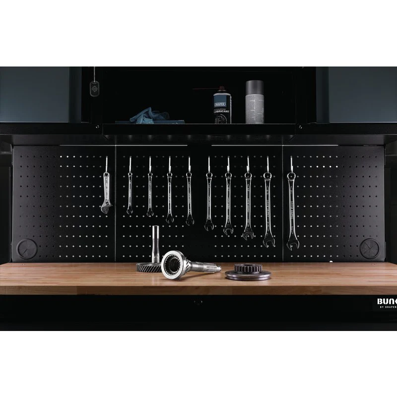 Draper BUNKER® 56" 10 Drawer Roller Workstation with Workbench – Gray or Light Gray - Image 5