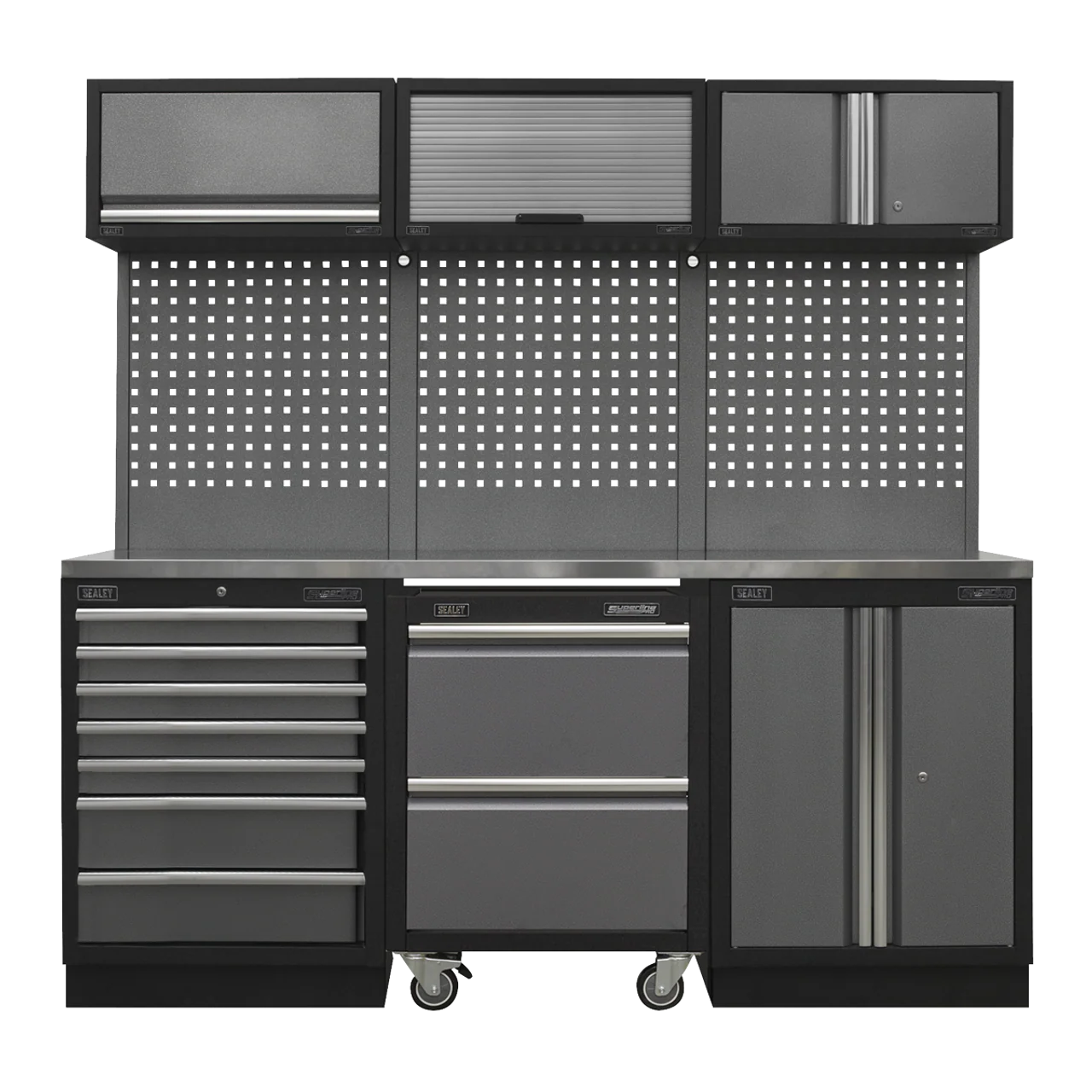 Superline PRO® 2.04m Modular Storage System with Choice of Worktop