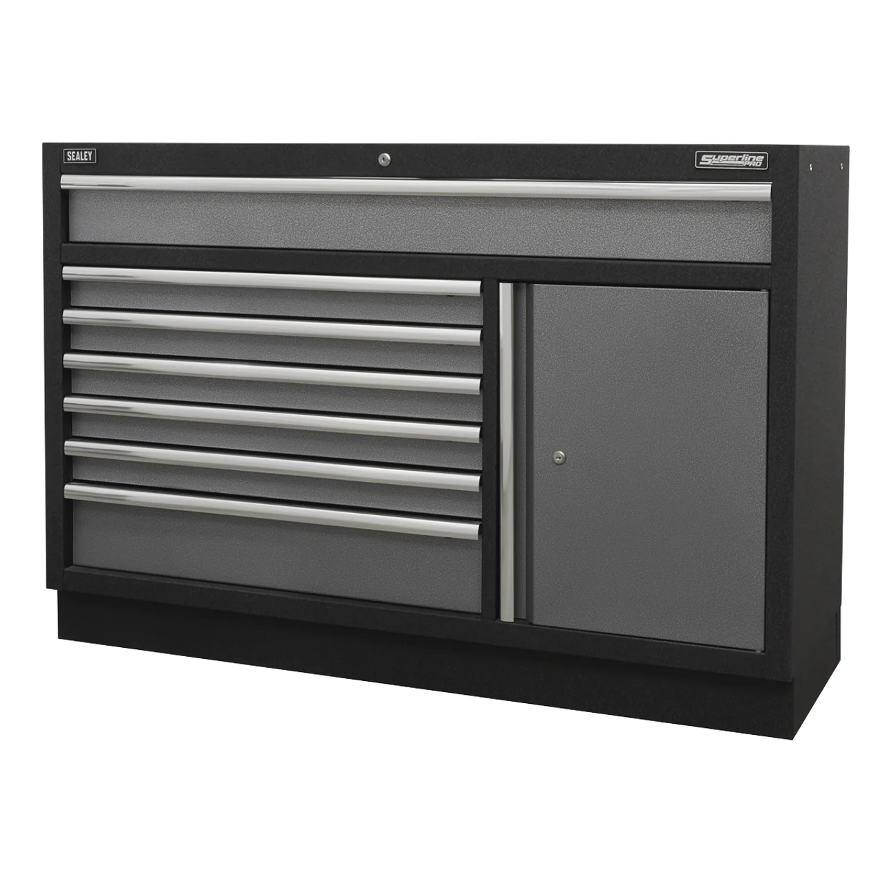 Superline PRO® 1360mm Floor Cabinet – 7-Drawer Modular Tool Cabinet | Heavy-Duty Workshop Storage (APMS64) - Image 4