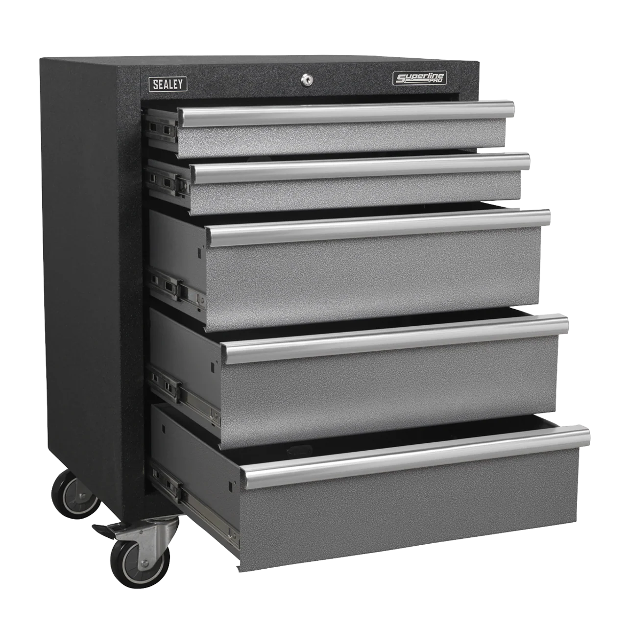 Superline PRO® Mobile Units – Workshop Trolley or 5-Drawer Mobile Cabinet | Heavy-Duty Modular Storage - Image 6